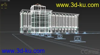 3D打印模型欧式办公楼的图片