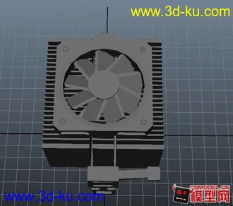 3D打印模型AMD CPU散热器...的图片