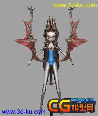 3D打印模型细角伶仃的小恶魔MM的图片