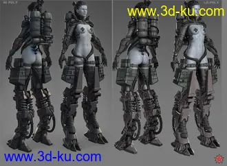 3D打印模型次世代游戏角色！的图片