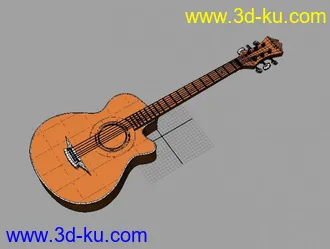 3D打印模型吉他的图片