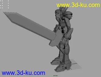 3D打印模型maya机器人建模带骨骼绑定哦的图片