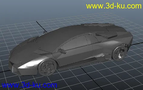 maya 兰博基尼跑车模型的图片1