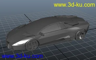 maya 兰博基尼跑车模型的图片