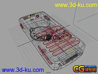 3D打印模型手机se w700c。。。本人第一次做NURBS，大家多pp的图片