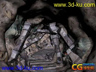 3D打印模型山洞的图片