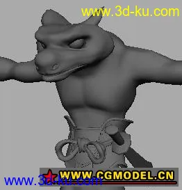 3D打印模型狼人的图片