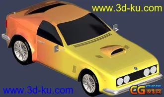 3D打印模型汽车简模三款的图片