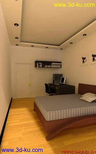 maya2012做的一套家居效果模型的图片