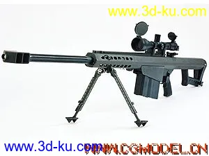 M82A1反器材狙击步枪maya模型的图片