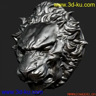 3D打印模型Lion's Head 两年前的小玩意的图片
