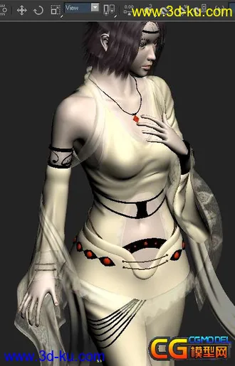 3D打印模型美女的图片