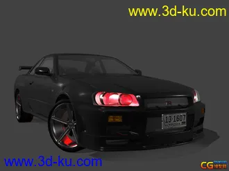 3D打印模型NISSAN  GT-R的图片