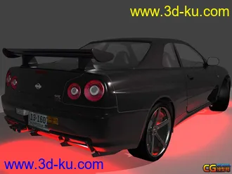 3D打印模型NISSAN  GT-R的图片