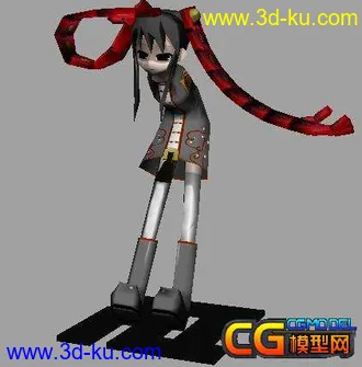 3D打印模型很奇怪的小女孩的图片