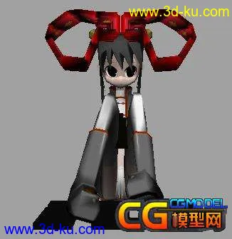 3D打印模型很奇怪的小女孩的图片