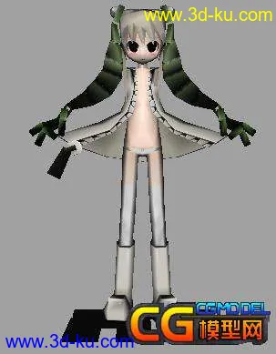 3D打印模型很奇怪的小女孩的图片