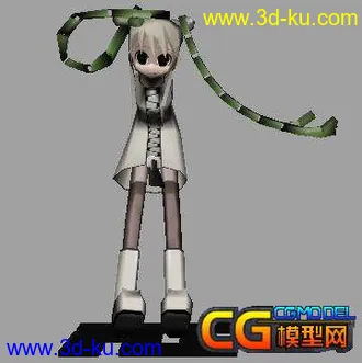 3D打印模型很奇怪的小女孩的图片