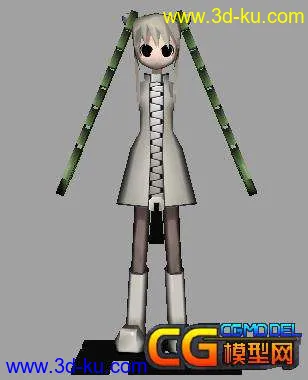 3D打印模型很奇怪的小女孩的图片