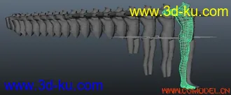 3D打印模型为新手做的人体结构建模步骤的图片