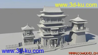 3D打印模型maya古代场景的图片