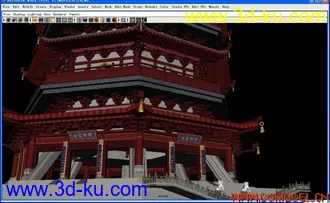 炯炯宝塔MAYA 2010 模型的图片