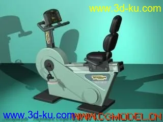 3D打印模型四个健身器材，要的拿下的图片