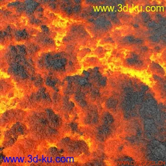 流体熔岩 MAYA做的模型的图片