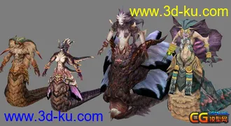 超帅的怪物模型的图片