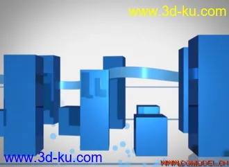 3D打印模型可以用在作新闻，经济等片头中的图片