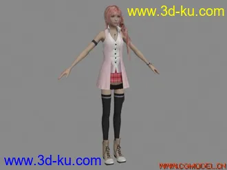 3D打印模型FF系列女角的图片