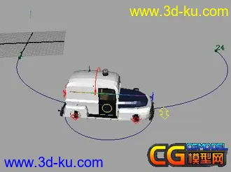 3D打印模型卡通车绑定 带动画 绑定 供喜欢绑定的朋友研究的图片