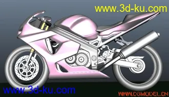 3D打印模型摩托車的图片