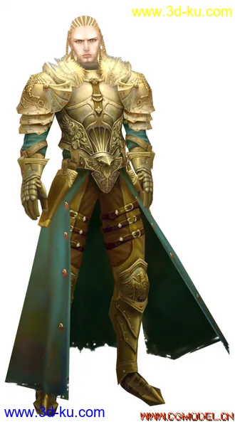 3D打印模型男战士~加骨骼~3~的图片