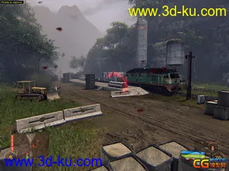 3D打印模型孤岛危机 弹头  火车一关 疯狂大场景的图片