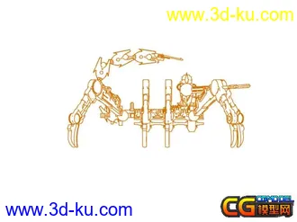 3D打印模型机械蝎子的图片