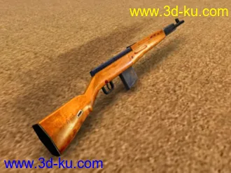 个人学习MAX第一个作品:步枪模型的图片