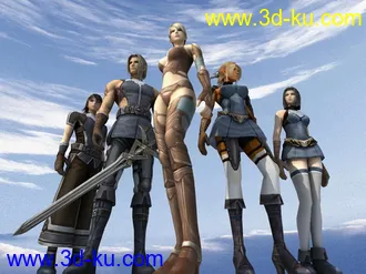 3D打印模型《ZERA》五位主角的图片