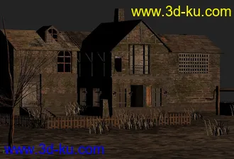 3D打印模型怀旧小屋的图片