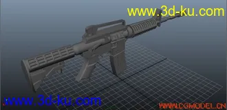 3D打印模型一把m4 精模的图片