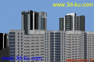 现代建筑大场景模型的图片
