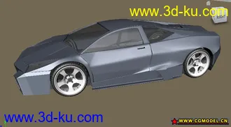 3D打印模型跑车的图片