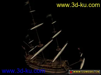 3D打印模型海盗船的图片