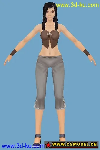 3D打印模型ZX Online Female Character的图片