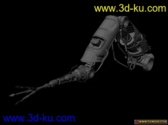 3D打印模型一个修改的机械手臂的图片