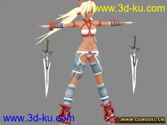 3D打印模型奥尼之刃（鬼刃）老毛子的~！~~的图片