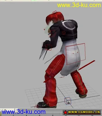 KOF3D八神庵模型~~~~的图片