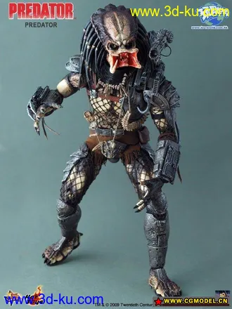 3D打印模型新手习作.. AVP2铁血.的图片