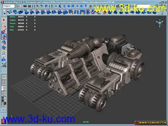 3D打印模型不错的导弹车。。申精的图片
