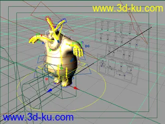 朋友给的高级绑骨模型（申精）的图片